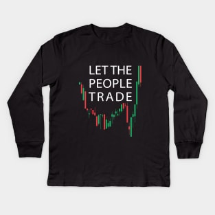 Let the People Trade Kids Long Sleeve T-Shirt